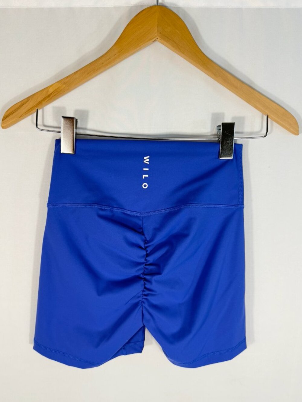 WILO Women's Athletic Shorts Set - Royal Blue - Picture 2 of 8